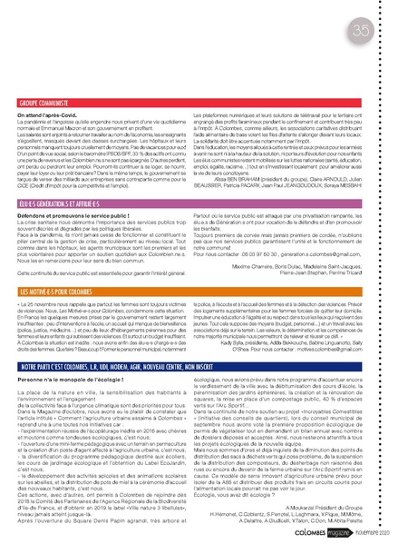 Fichier:Colombes le Mag n°61 - novembre 2020.pdf